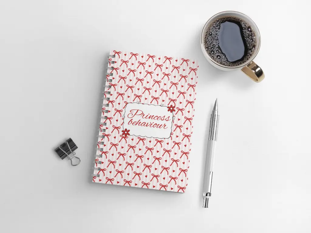 🎀 "Princess Behaviour" Charming Notebook 🎀
