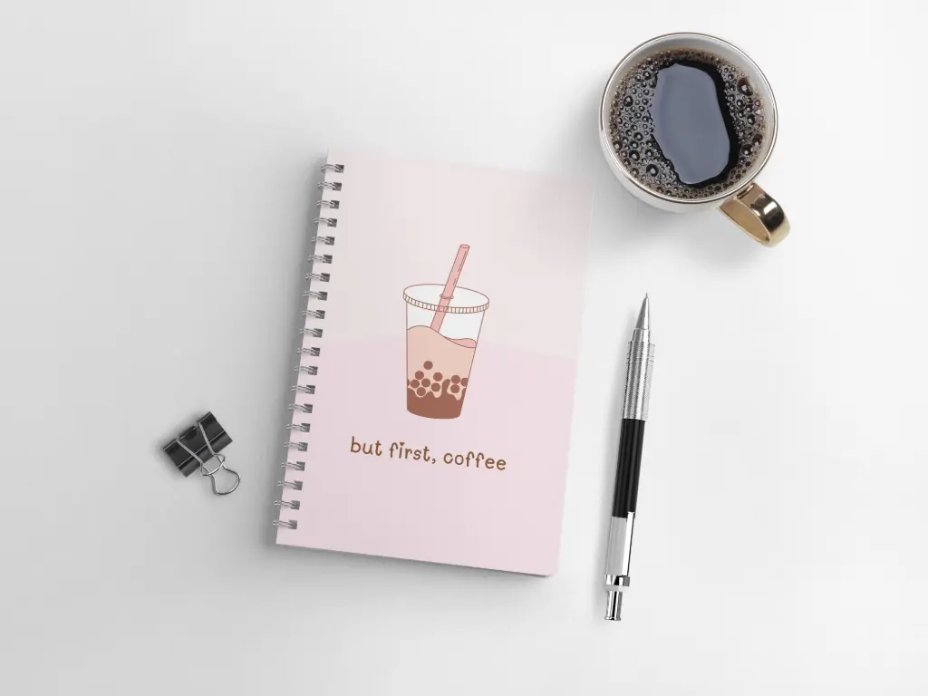 But First, Coffee – A5 Spiral Notebook