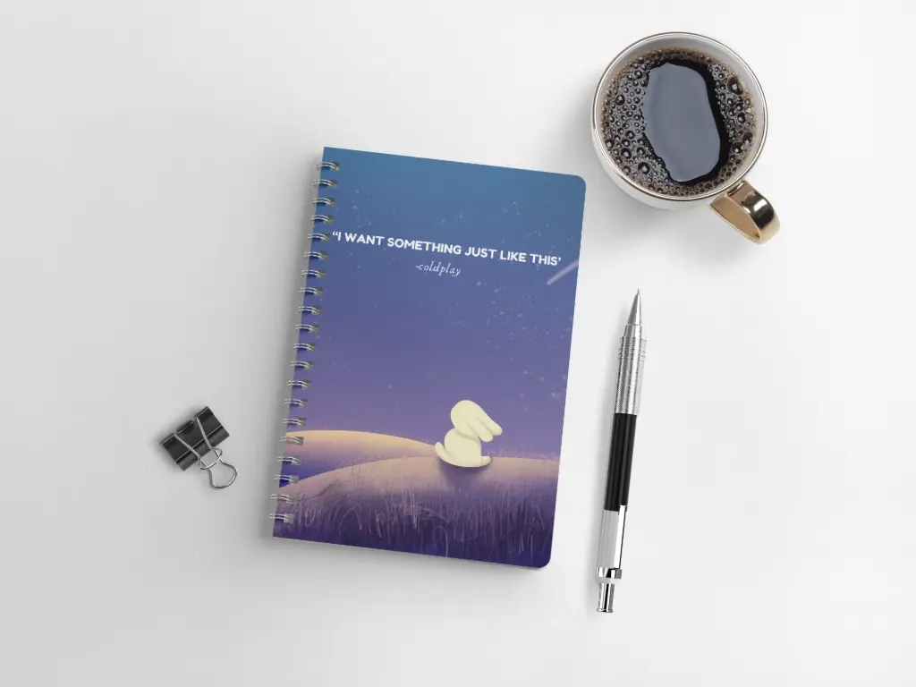 Just Like This A5 Spiral Notebook