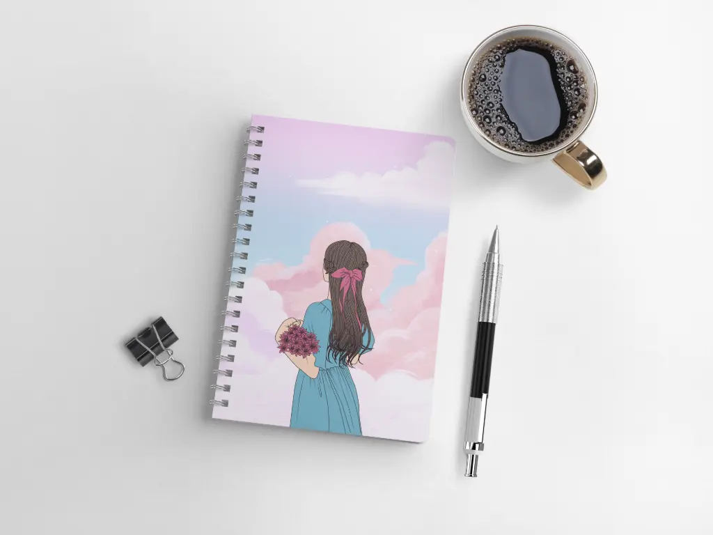  Dreamy Girl Spiral Notebook 