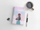  Dreamy Girl Spiral Notebook 