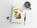 "Sunshine Happiness Notebook" A5 spiral notebook