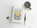 "Bloom with grace Notebook" A5 spiral Notebook