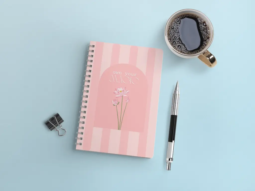 "Own Your Magic" A4 Spiral Notebook
