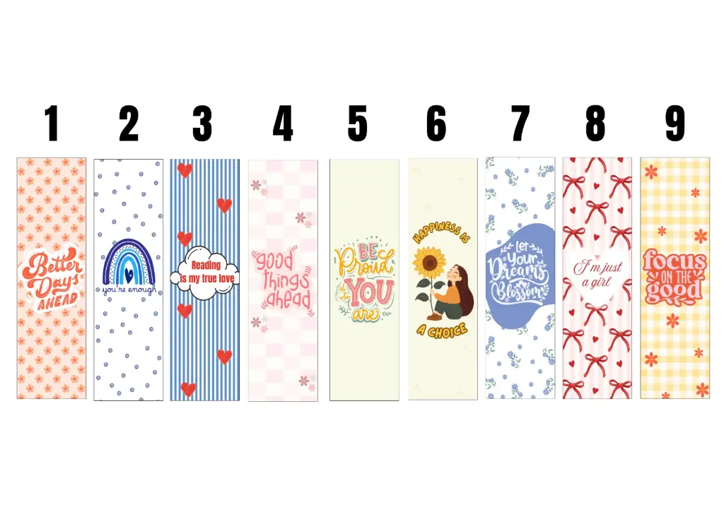 Bookmarkers Set of 3