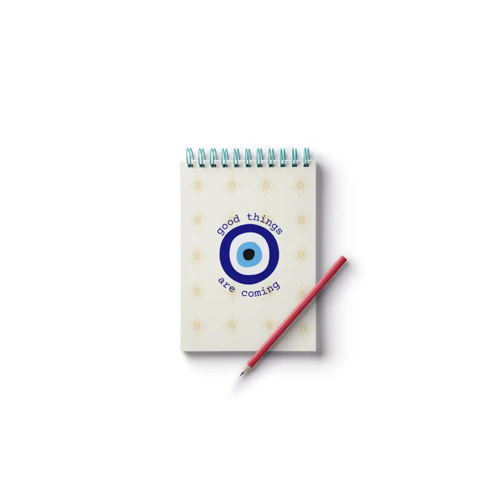 🧿 "Good Things Are Coming A7 Notepad"