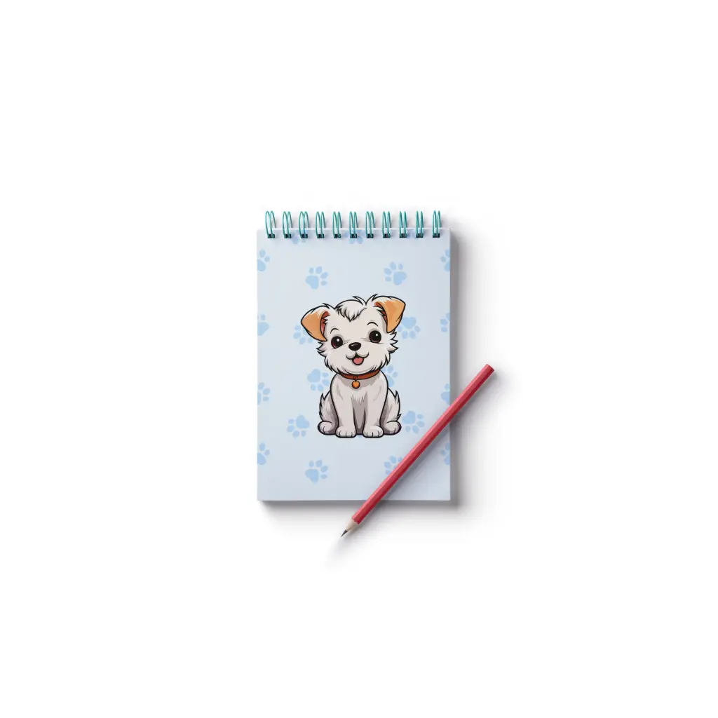 🐶 "Pawfect Pup A7 Notepad"