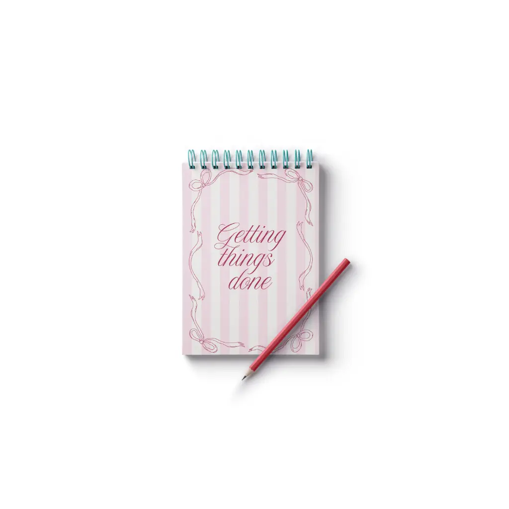 🎀 "Getting Things Done A7 Notepad"