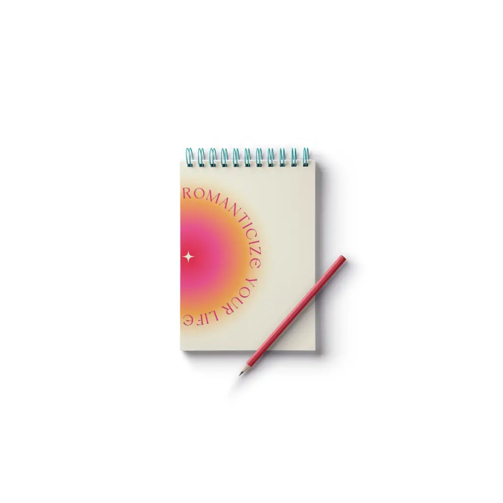 🌞 "Romanticize Your Life A7 Notepad"