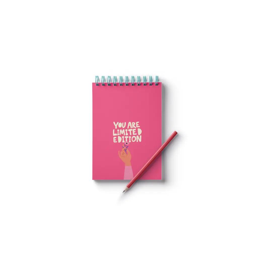 📒"Limited Edition Vibes – A7 Spiral Notepad" 
