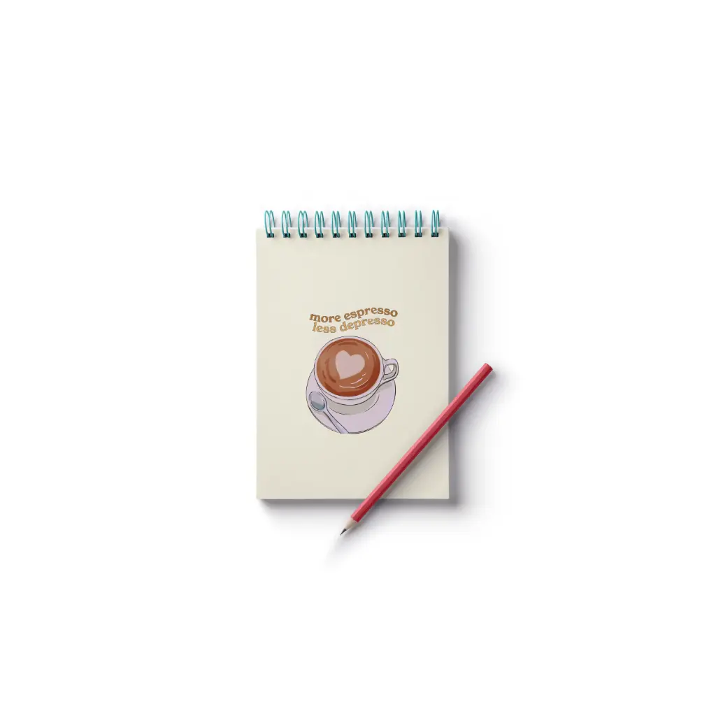 ☕ "Espresso Notes – A7 Coffee Vibes Notepad"