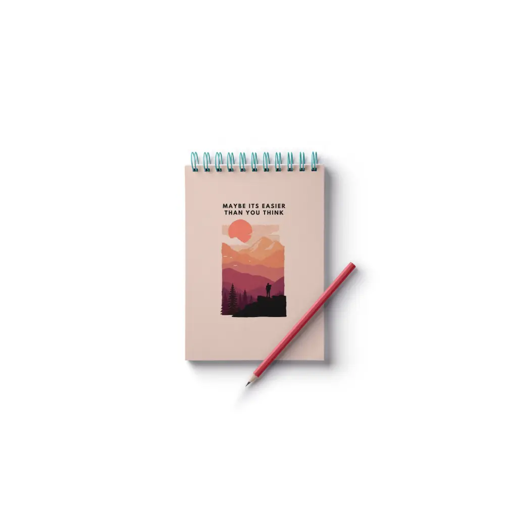 🌄 "Mountain Mindset – A7 Explorer Notepad" 