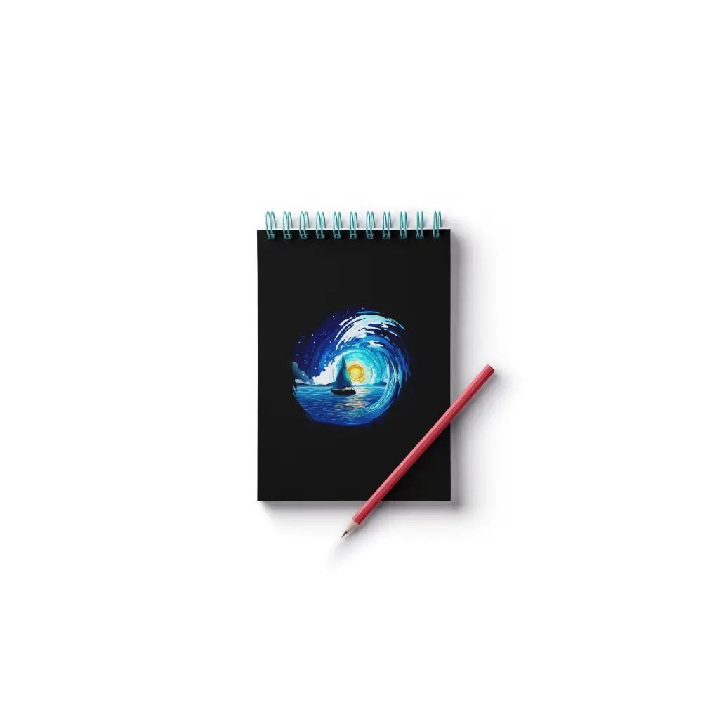 🌊 "Waves of Wonder – A7 Ocean Escape Notepad"