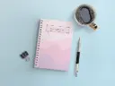 "Abstract Flow" A4 Spiral Notebook