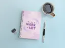 "Work of Art" A4 Spiral  Notebook