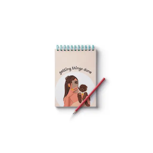🐾📒 "Getting Things Done A7 Notepad"