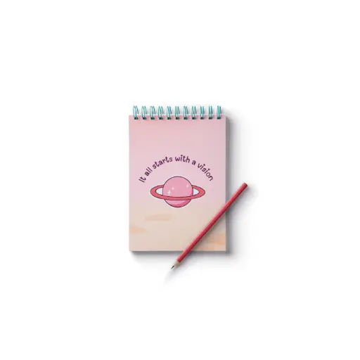 🌌 "Vision Planet A7 Notepad"