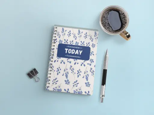 "TODAY" A4 Spiral Notebook