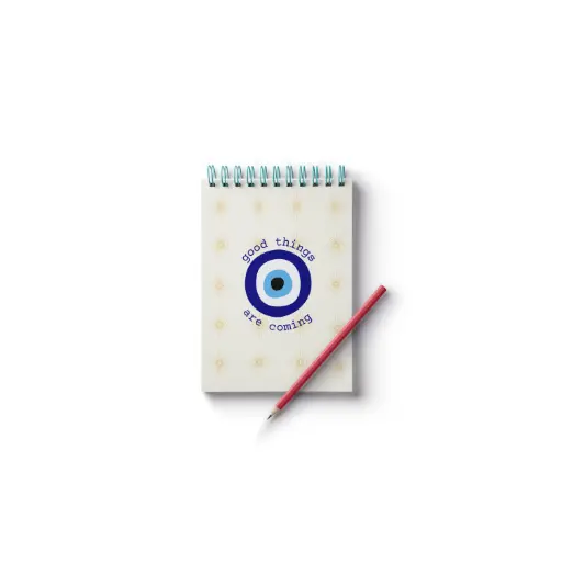 🧿 "Good Things Are Coming A7 Notepad"
