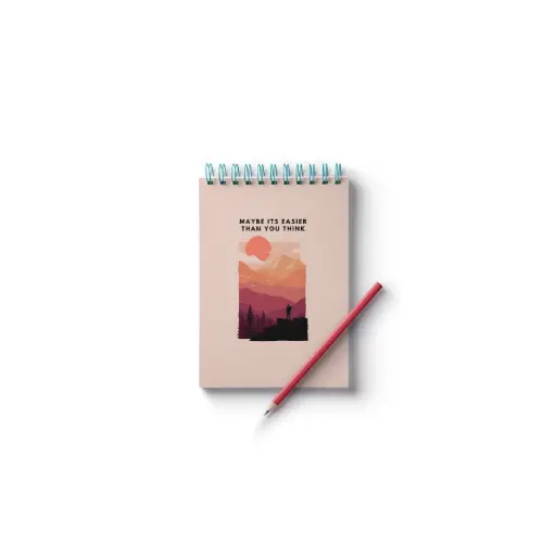 🌄 "Mountain Mindset – A7 Explorer Notepad" 