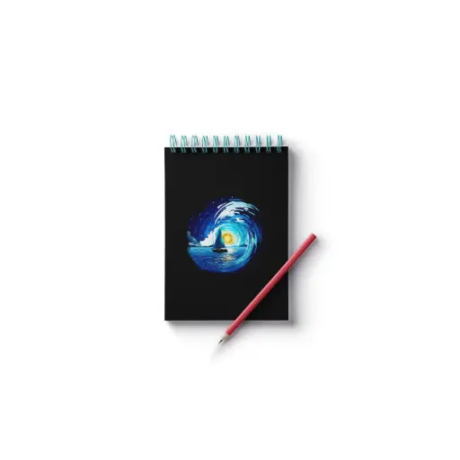 🌊 "Waves of Wonder – A7 Ocean Escape Notepad"