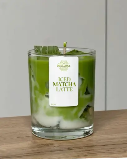 Iced Matcha Latte Candle by MEDICULOUS 🍵🕯️